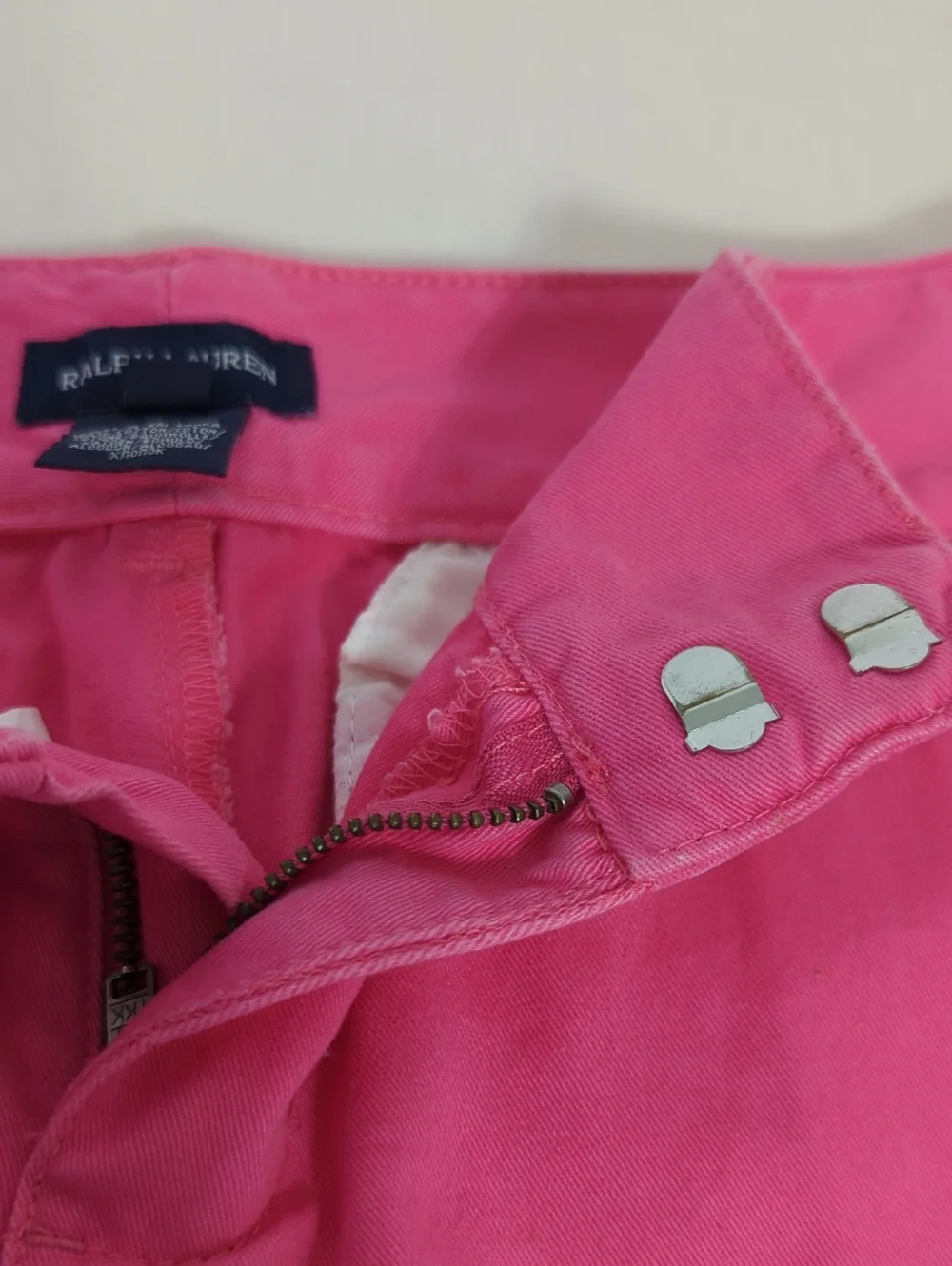 Ralph Lauren Hot Pink Girls 12 Classic Polo Chino Shorts